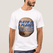 Pluto ist ein Planet! T-Shirt (Vorderseite)