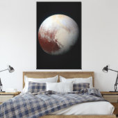 Pluto Leinwanddruck (Insitu (Schlafzimmer))