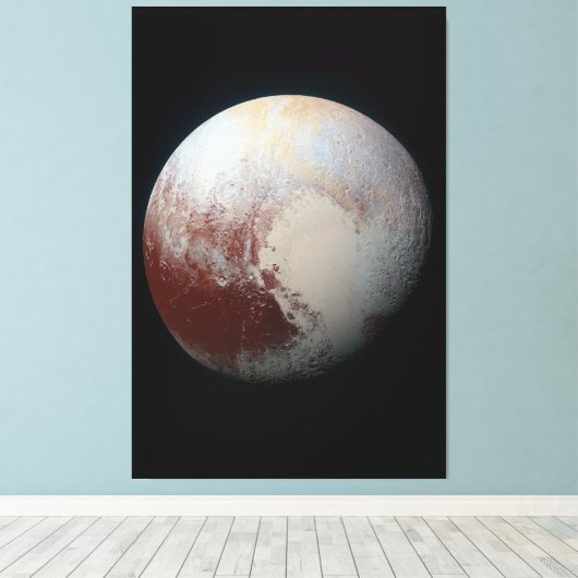 Pluto Leinwanddruck (Insitu (Holzboden))
