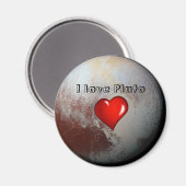 Pluto Liebhaber Magnet (Vorderseite/Rückseite)