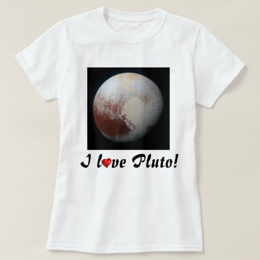 Pluto Liebhaber T-Shirt (Design vorne)