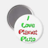 Pluto Magnet (Vorderseite/Rückseite)