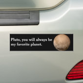 Pluto, mein Lieblingsplanet - die New Horizons Autoaufkleber (Auf Auto)