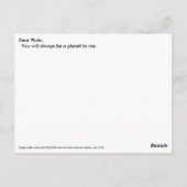 Pluto, mein Lieblingsplanet - NASA Postkarte (Rückseite)