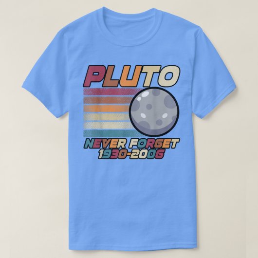 Pluto Never Forget 1930-2006 T-Shirt (Design vorne)