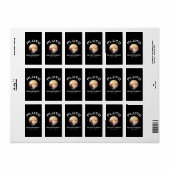 Pluto Never Forget Adressaufkleber (Vorne)