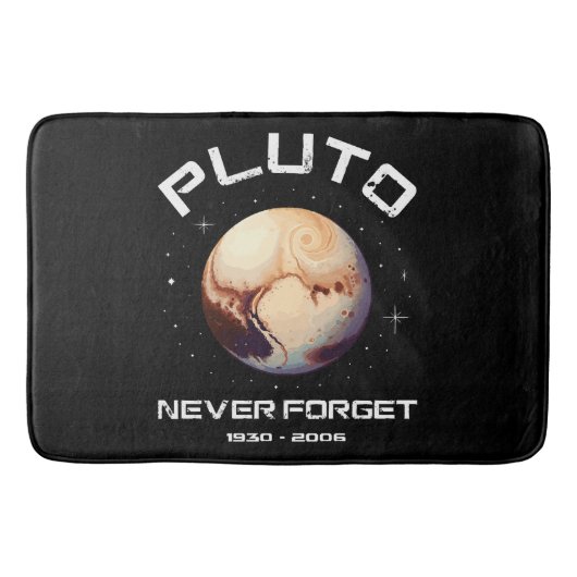 Pluto Never Forget Badematte (Vorderseite)
