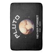Pluto Never Forget Badematte (Vorderseite Vertikal)