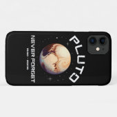 Pluto Never Forget Case-Mate iPhone Hülle (Rückseite (Horizontal))