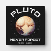Pluto Never Forget Fotoplatte (Vorderseite)
