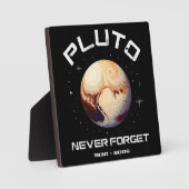 Pluto Never Forget Fotoplatte (Vorderseite)