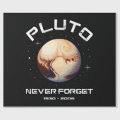 Pluto Never Forget Geschenkpapier (Flach)