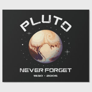 Pluto Never Forget Geschenkpapier