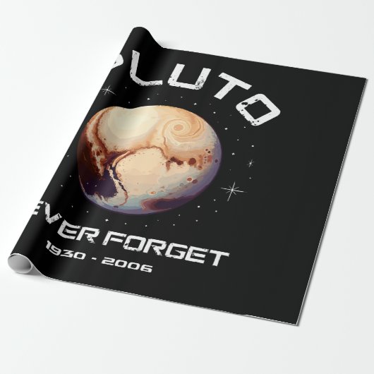 Pluto Never Forget Geschenkpapier (Ungerollt)