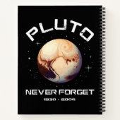 Pluto Never Forget Notizblock (Rückseite)