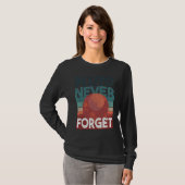 Pluto never forget planet space science T-Shirt (Vorne ganz)