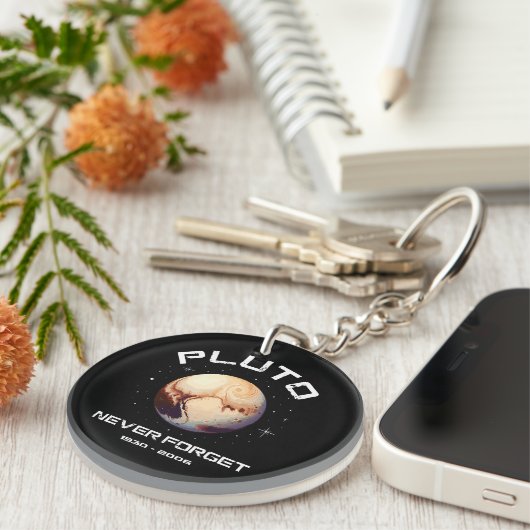 Pluto Never Forget Schlüsselanhänger (Vorderseite rechts)