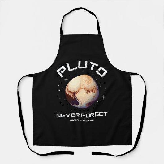 Pluto Never Forget Schürze (Vorderseite)