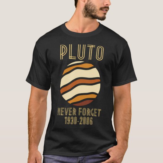 Pluto Never Forget T-Shirt (Vorderseite)