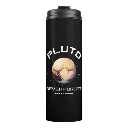 Pluto Never Forget Thermosbecher (Vorderseite)