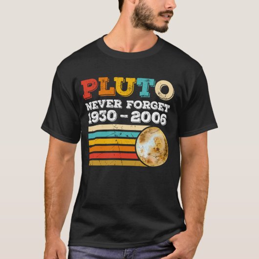 Pluto nie vergessen 1930 - 2006 T-Shirt (Vorderseite)