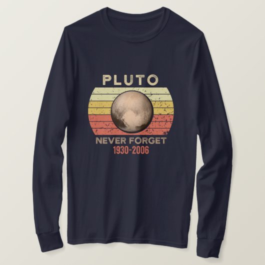 pluto nie vergessen, eris, mond, astronomo, astron T-Shirt (Design vorne)