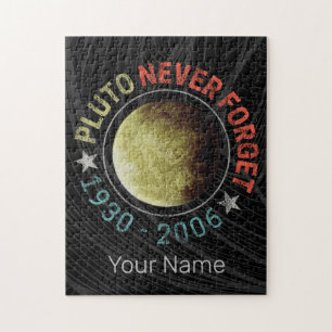 Pluto Niemals Vergessen 1930-2006 Vintage Planet R Puzzle