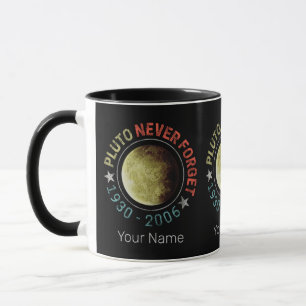 Pluto Niemals Vergessen 1930-2006 Vintage Planet R Tasse