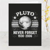 Pluto Niemals Vergessen Karte (Gelbe Blume)