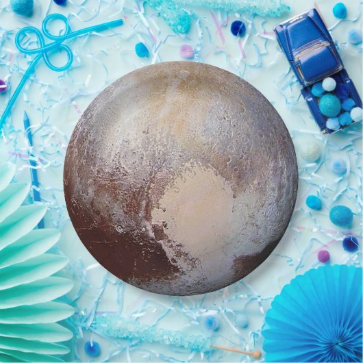 Pluto paperplate from the Cosmic Party Collection Pappteller (Party)