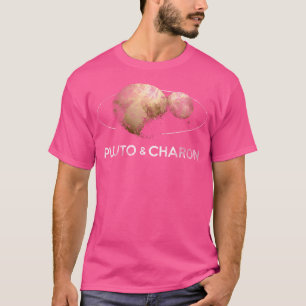 Pluto Planet Charon Moon Solar System Astronomie T-Shirt