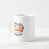 Pluto Planet Funny Geschenk Souvenir Kaffeetasse (Vorderseite Links)