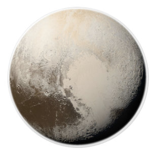 Pluto Planet Sonnensystem Elegant Greige Skorpion Keramikknauf