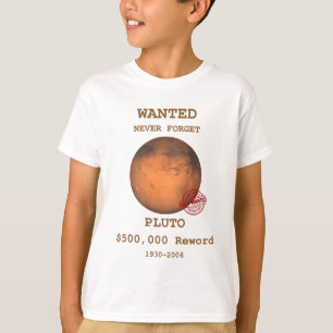 Pluto Plush Planet, vergessen Sie Pluto nie T-Shirt