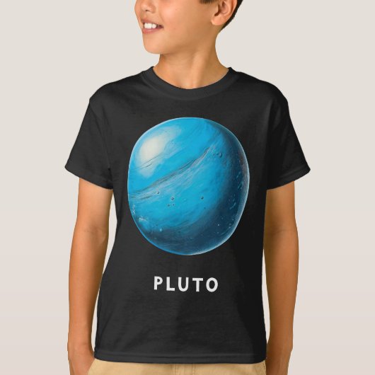 Pluto / Pluton - T - Shirt "Classic Planet T-Shirt (Vorderseite)