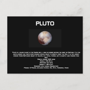 Pluto Postcard Postkarte