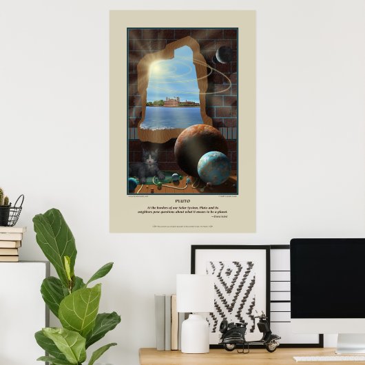 Pluto Poster (Heimbüro)