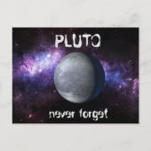 Pluto Postkarte (Vorderseite)