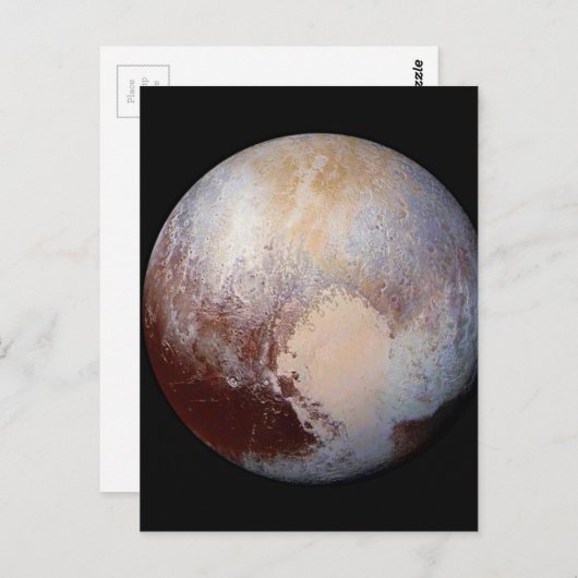 Pluto Postkarte (Vorne/Hinten)