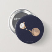 Pluto Selfie Button (Vorne & Hinten)