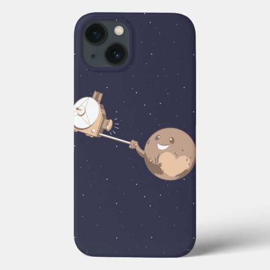 Pluto Selfie Case-Mate iPhone Hülle (Rückseite)