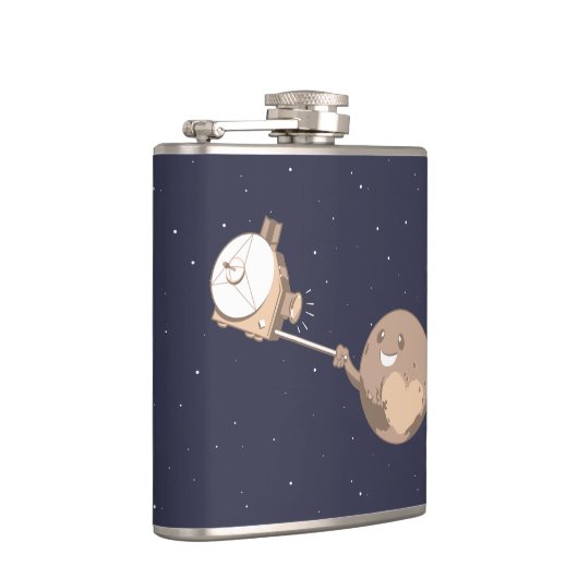 Pluto Selfie Flachmann (Rechts)