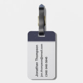 Pluto Selfie Gepäckanhänger (Rückseite vertikal)