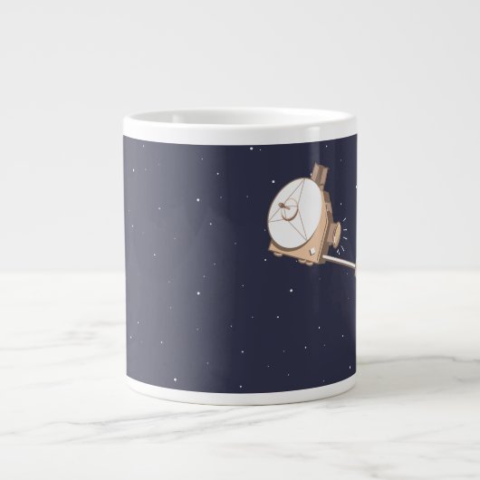 Pluto Selfie Jumbo-Tasse (Vorderseite)