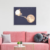 Pluto Selfie Leinwanddruck (Insitu (Wohnzimmer))