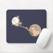 Pluto Selfie Mousepad (Mit Mouse)