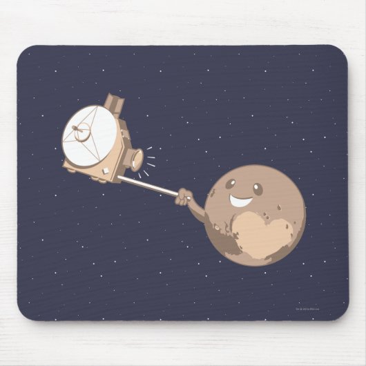 Pluto Selfie Mousepad (Vorne)