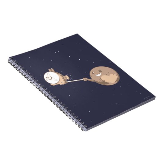 Pluto Selfie Notizblock (Rechte Seite)