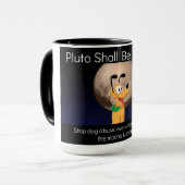 Pluto soll Planet Mug sein Tasse (Vorderseite Links)