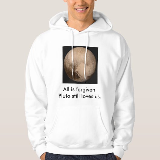 Pluto Still Lieben Us Hoodie (Vorderseite)